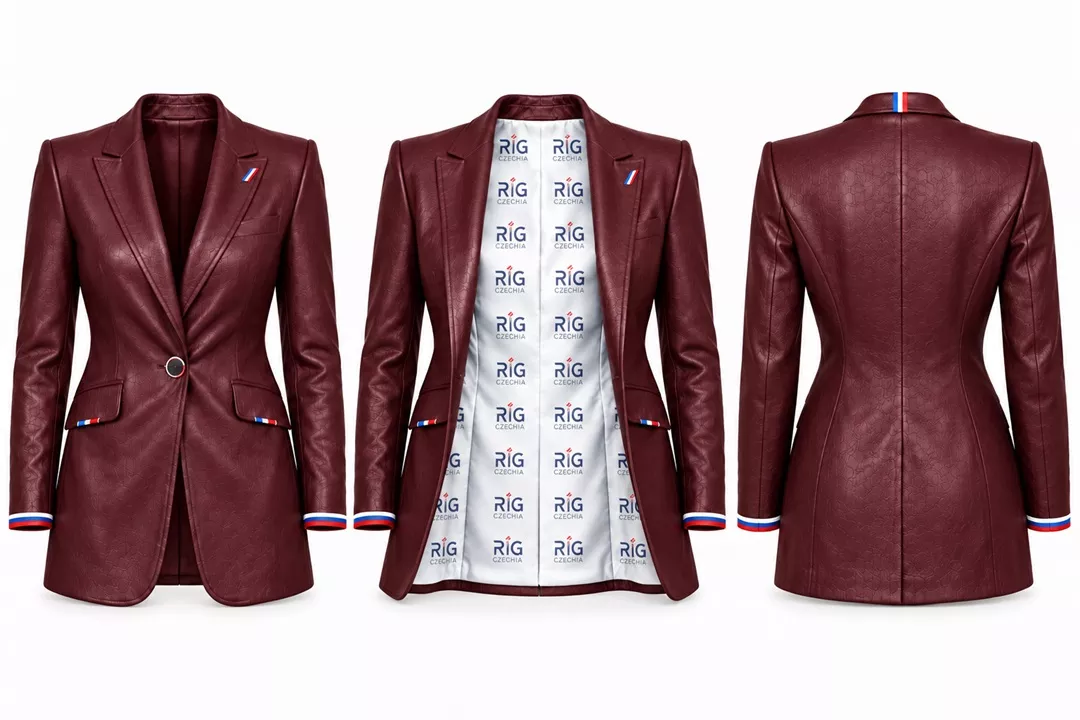 FASHION - BLAZER - BORDÓ PHANTOM - RIG CZECHIA