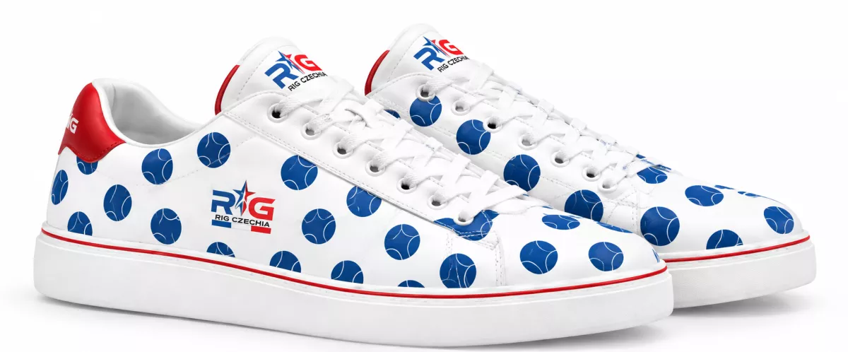 SNEAKERS TENNIS LEATHER PHANTOM - RIG CZECHIA
